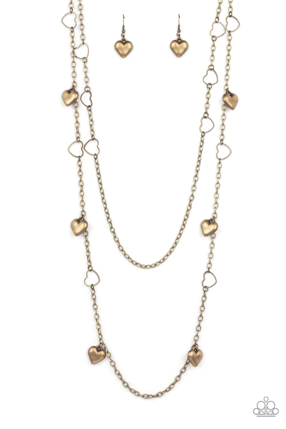 Chicly Cupid - brass - Paparazzi necklace