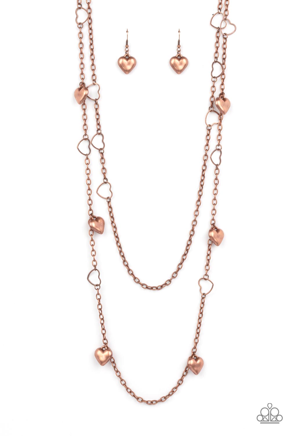 Chicly Cupid - copper - Paparazzi necklace