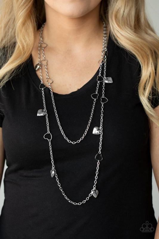 Chicly Cupid - silver - Paparazzi necklace