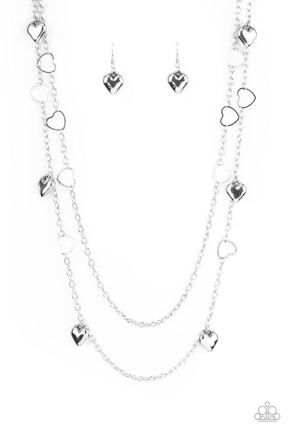 Chicly Cupid - silver - Paparazzi necklace