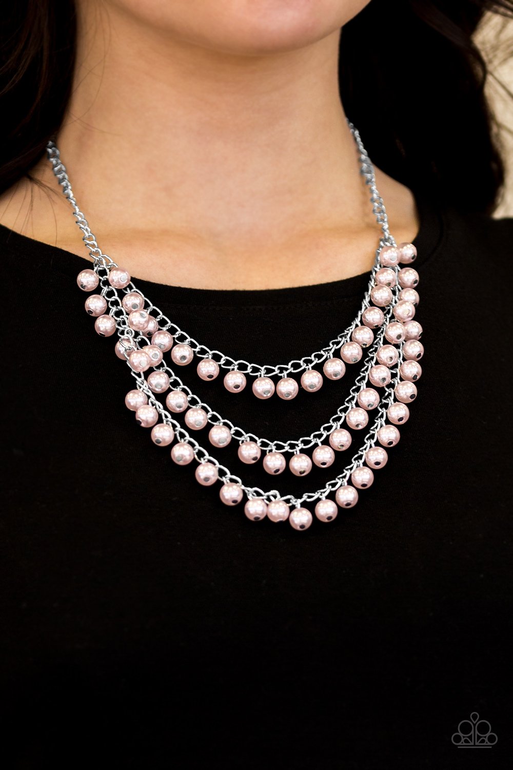 Chicly Classic - pink - Paparazzi necklace