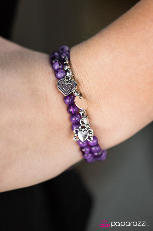 Choose Love - Purple - Paparazzi necklace