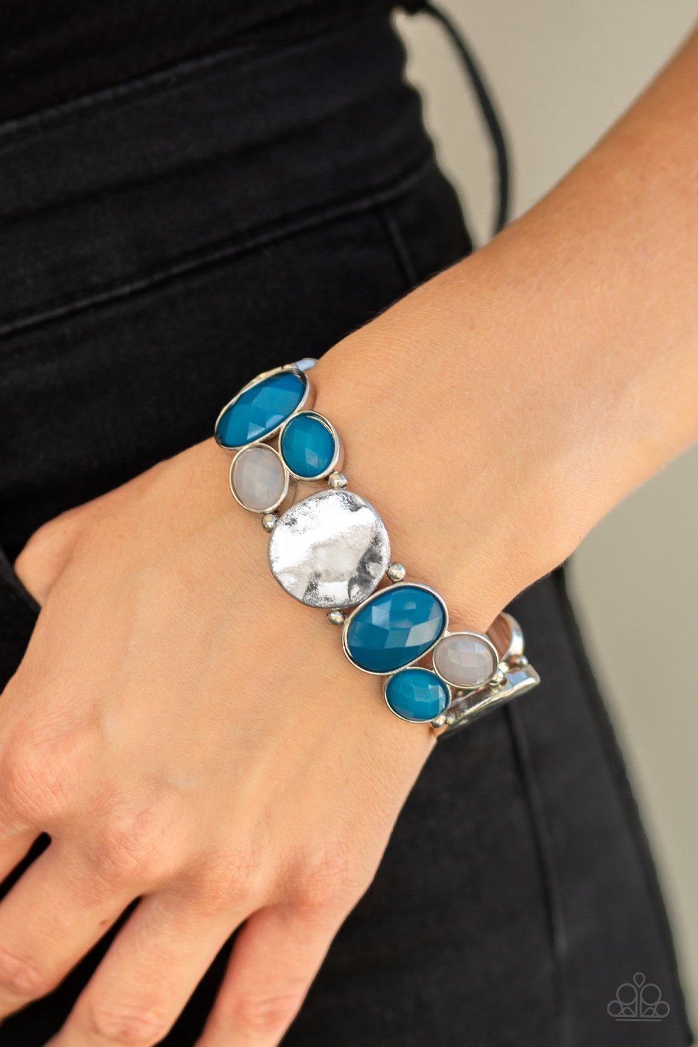 Chroma Charisma-blue-Paparazzi bracelet