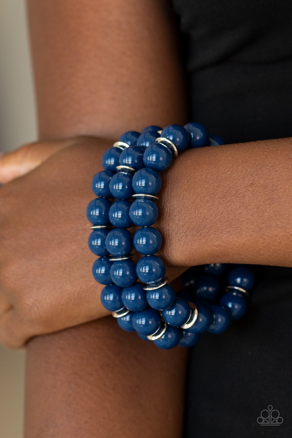 Chroma Collision - blue - Paparazzi bracelet