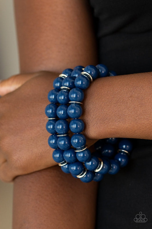 Chroma Collision - blue - Paparazzi bracelet