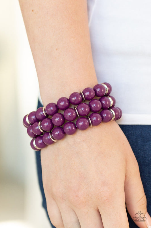 Chroma Collision-purple-Paparazzi bracelet