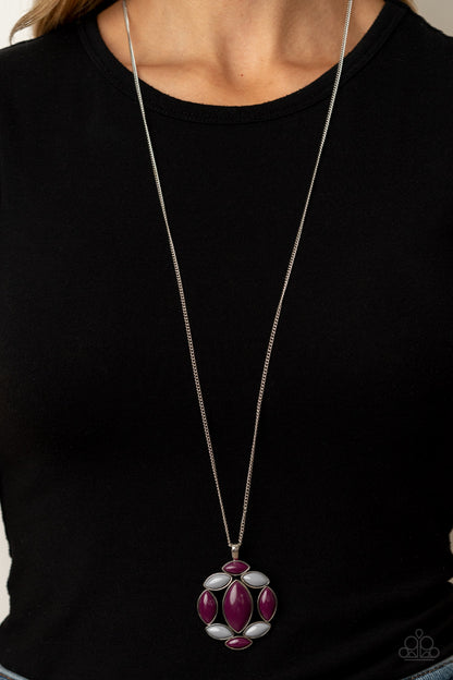 Chromatic Cache - purple - Paparazzi necklace
