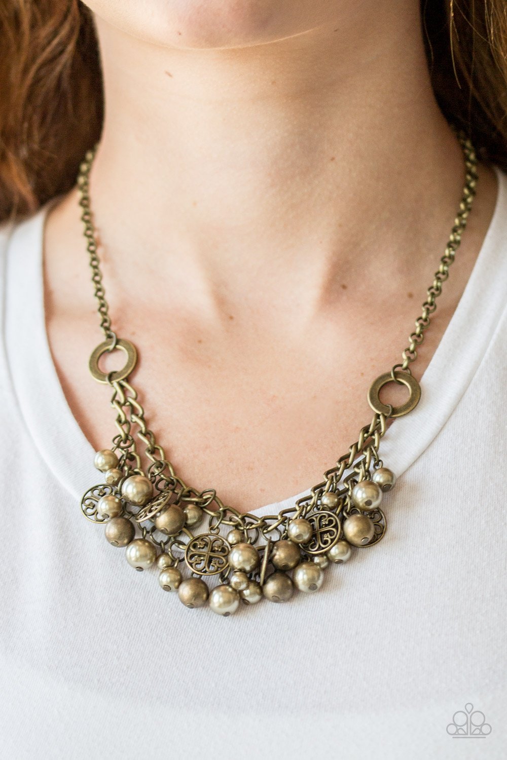 Cinderella Glam-brass-Paparazzi necklace