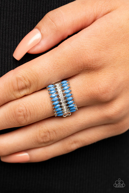 Cinematic Couture - blue - Paparazzi ring