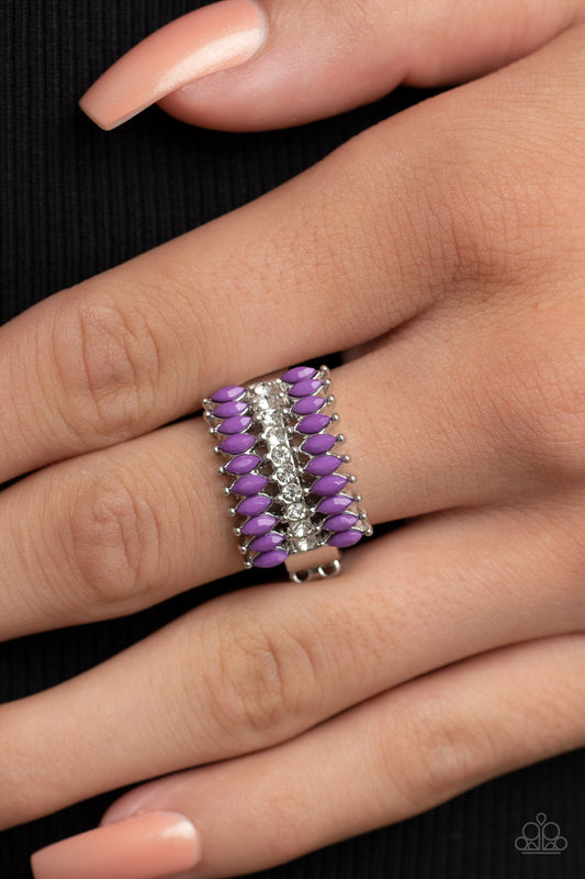 Cinematic Couture - purple - Paparazzi ring