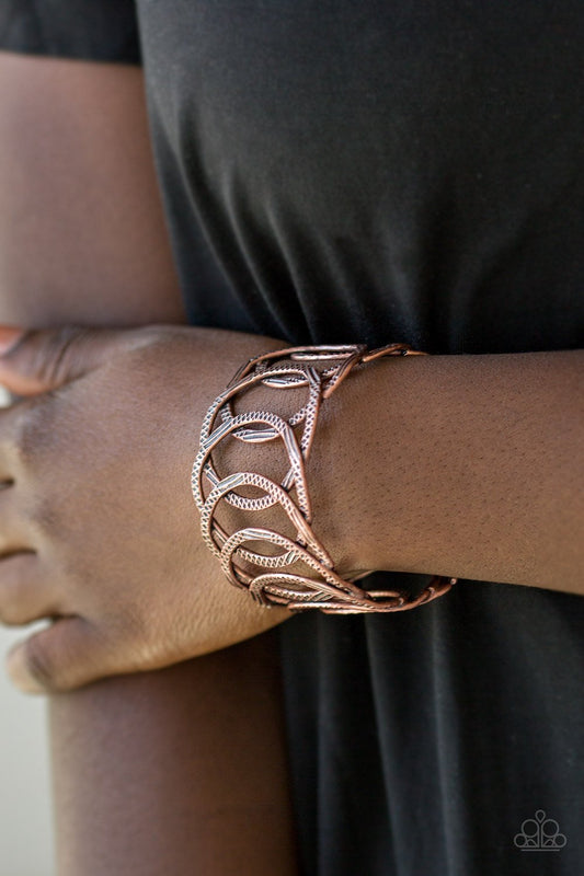 Circa De Contender-copper-Paparazzi bracelet