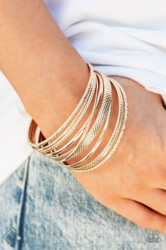 Circlet Circus - gold - Paparazzi bracelet