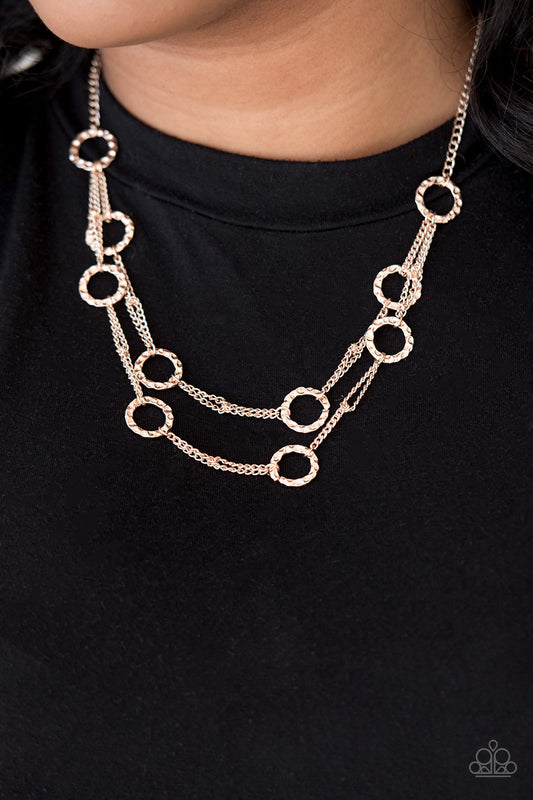 Circus Couture - gold - Paparazzi necklace