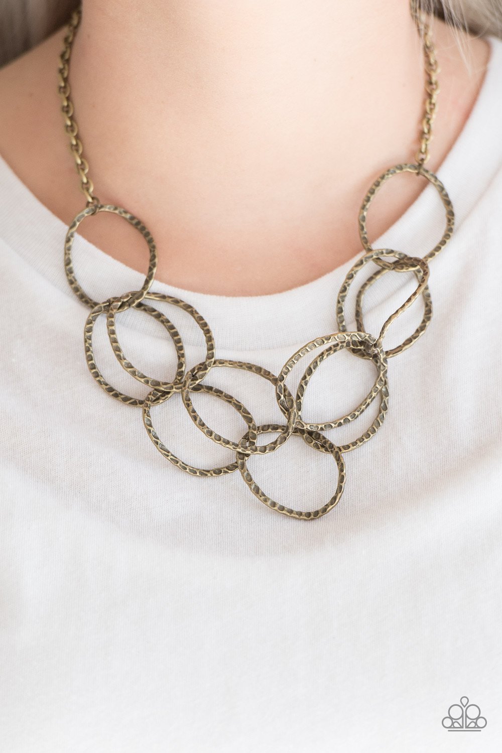 Circus Royale - brass - Paparazzi necklace