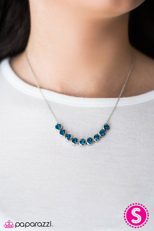 City Skyline - Blue - Paparazzi necklace