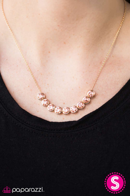 City Skyline - Gold - Paparazzi necklace