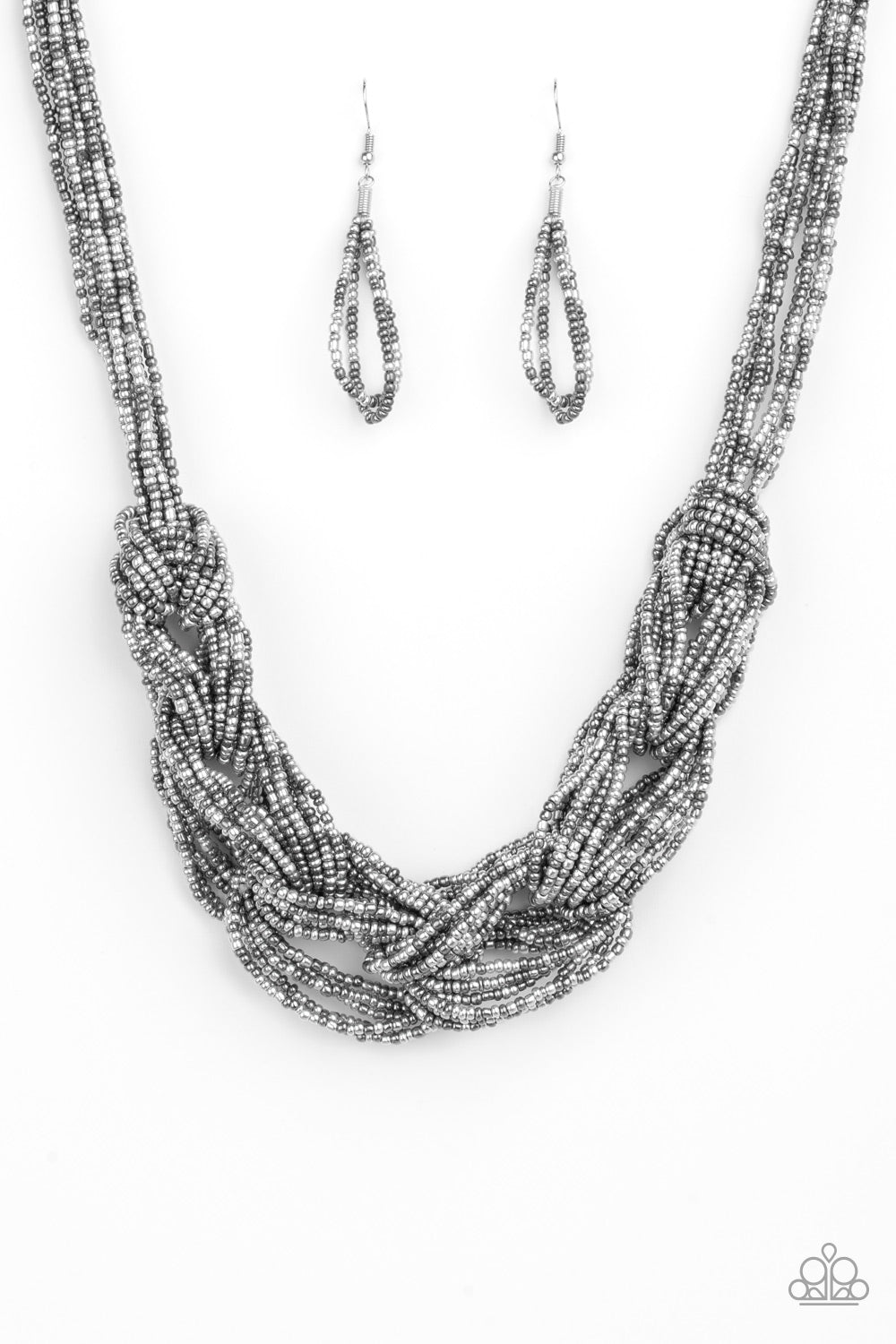 City Catwalk - silver - Paparazzi necklace