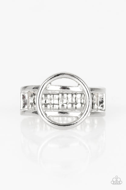 City Center Chic - silver - Paparazzi ring