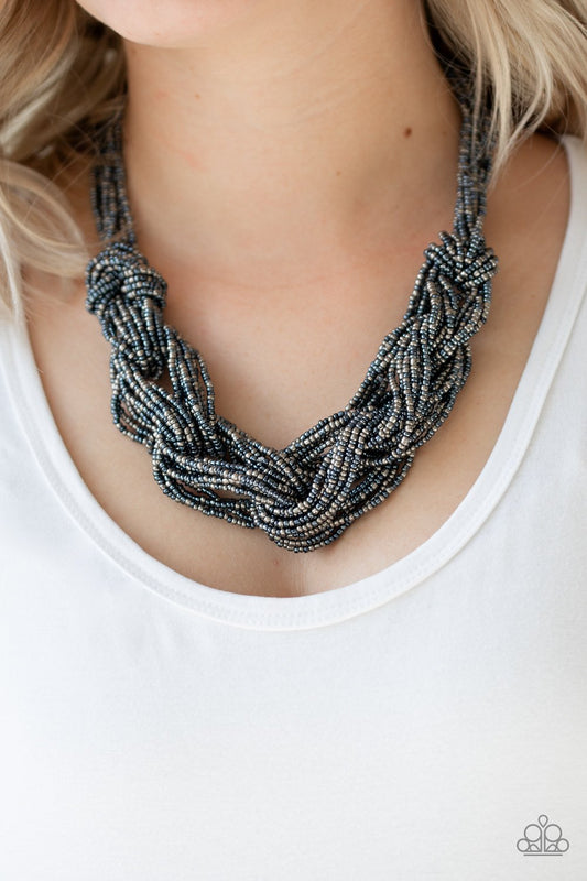 City Catwalk-blue-Paparazzi necklace