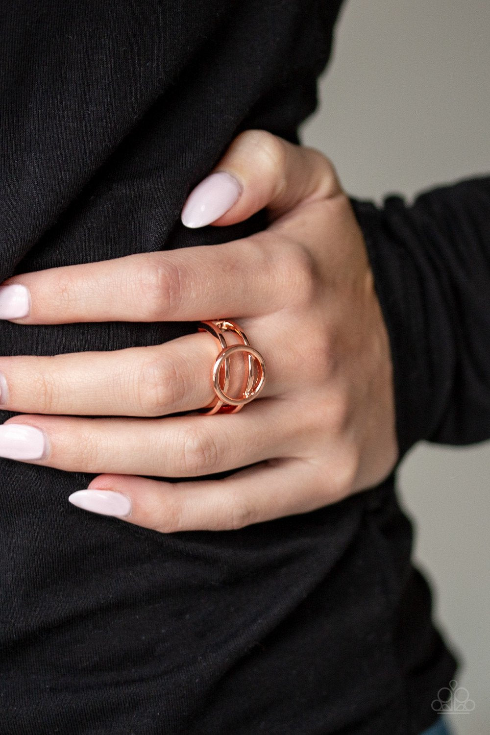 City Center Chic-copper-Paparazzi ring