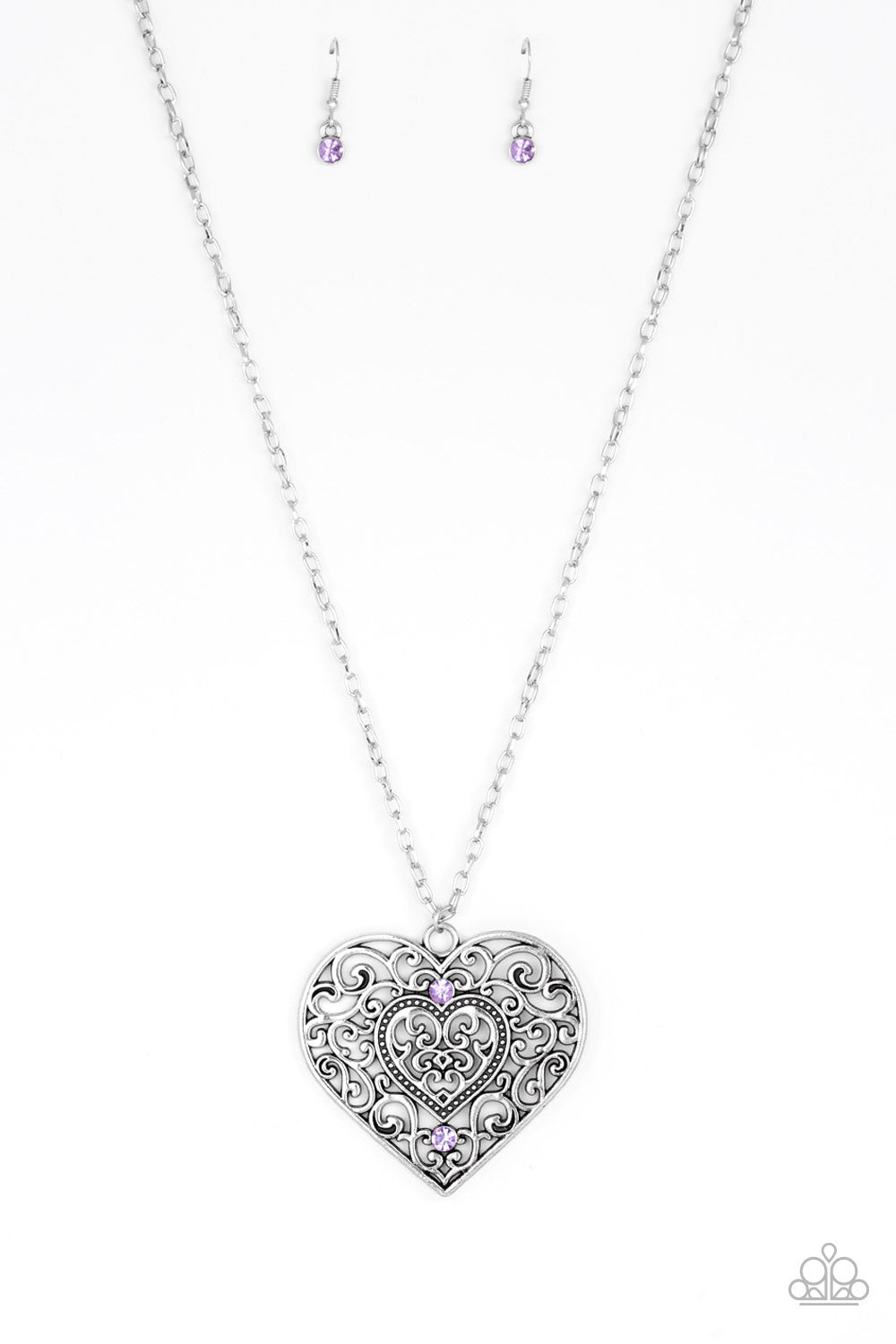 Classic Casanova - purple - Paparazzi necklace