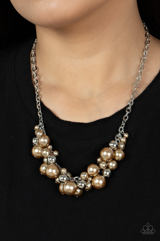 Classical Culture - brown - Paparazzi necklace