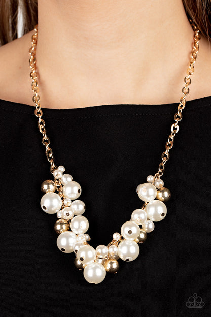 Classical Culture - gold - Paparazzi necklace