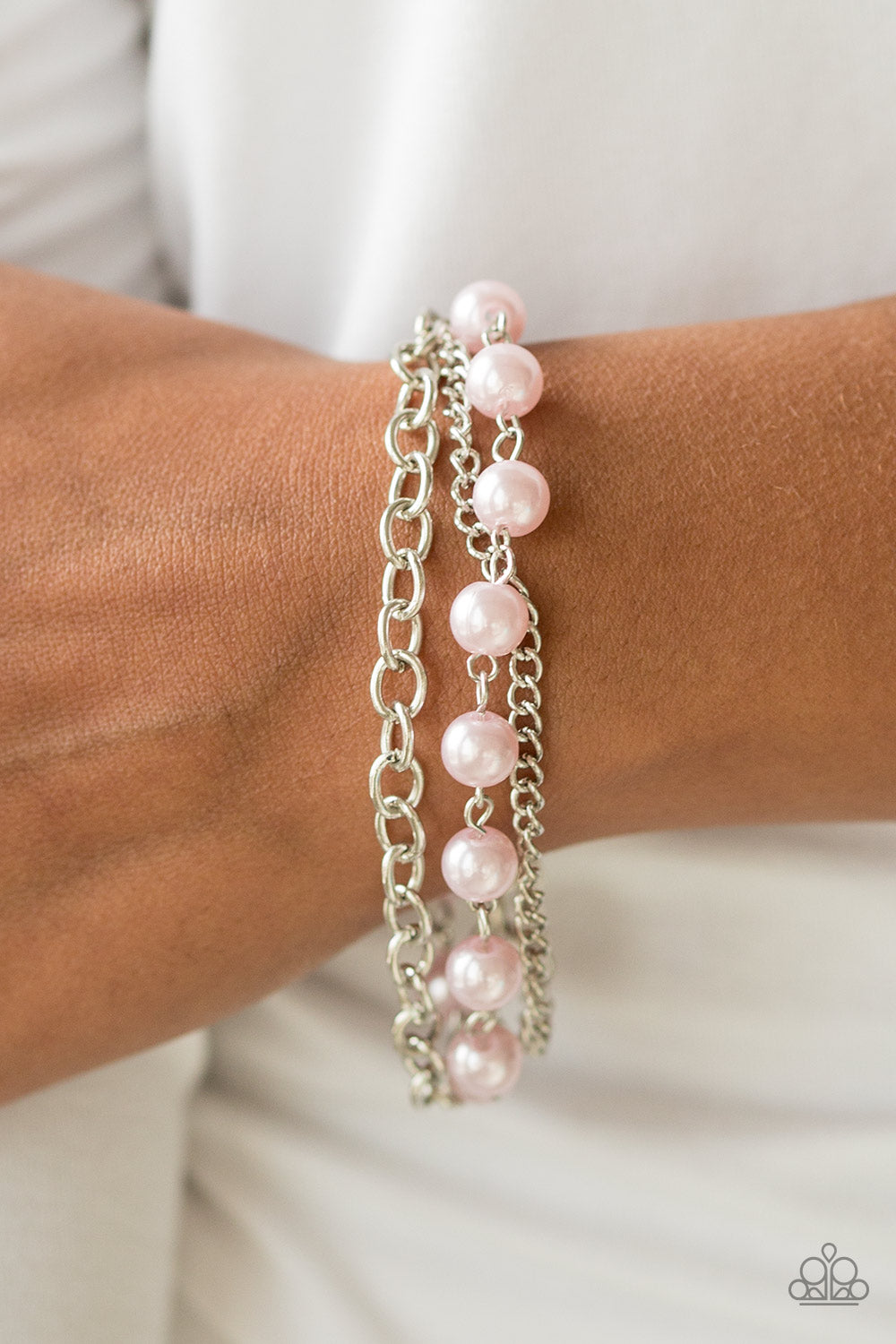 Classically Cambridge - pink - Paparazzi bracelet