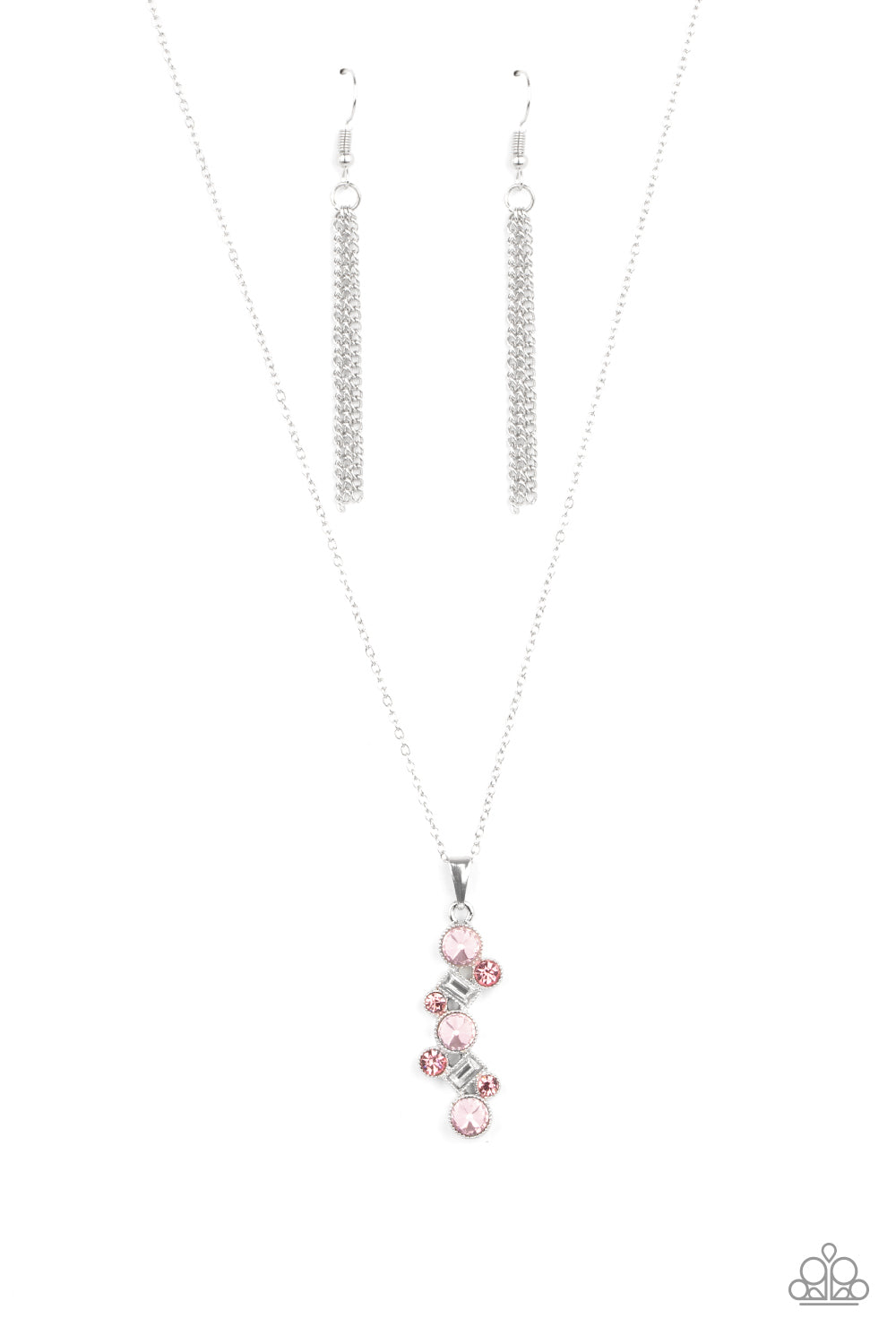Classically Clustered - pink - Paparazzi necklace