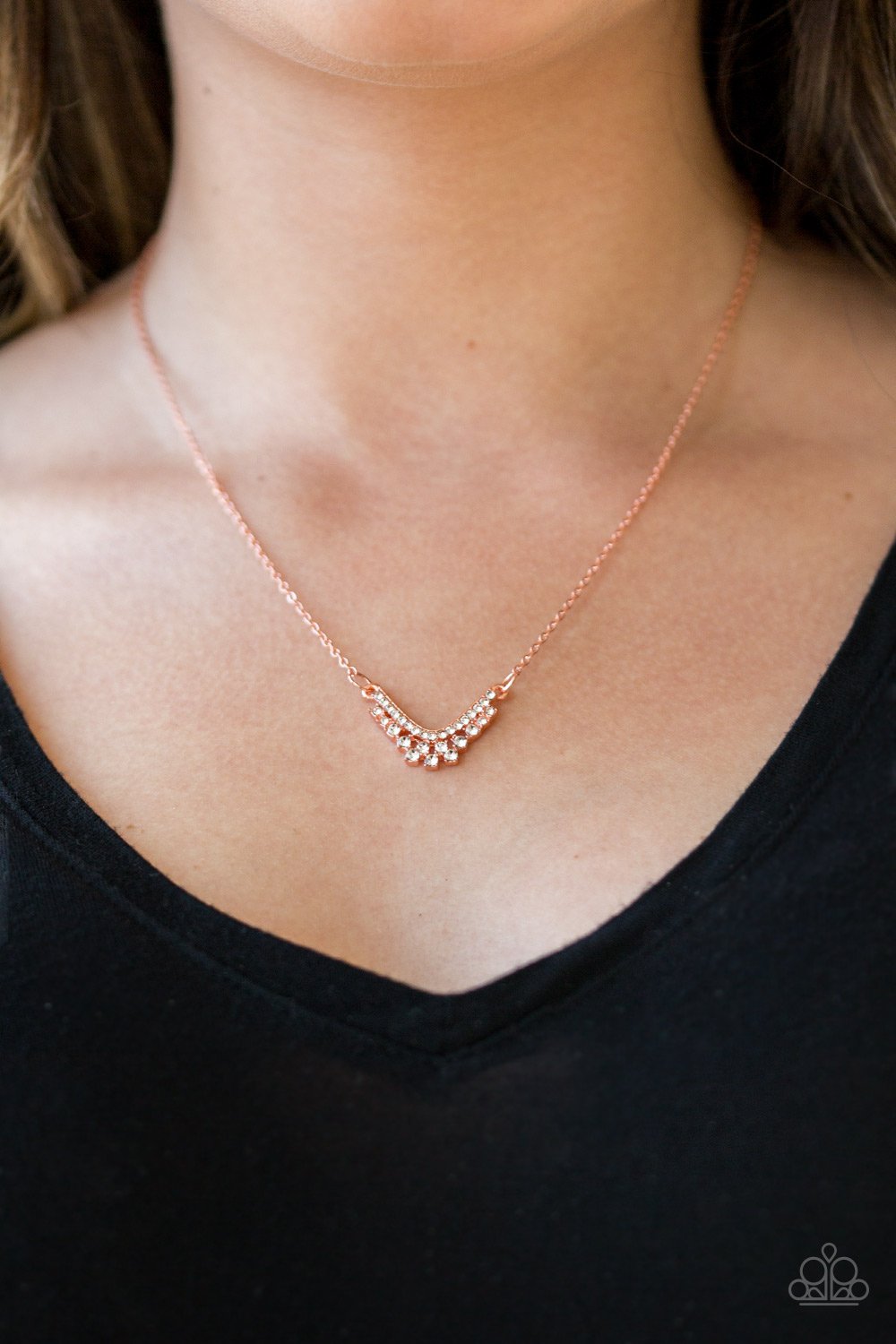 Classically Classic - copper - Paparazzi necklace