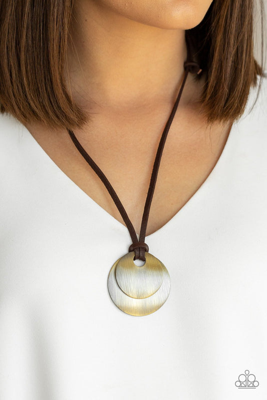 Clean Slate-brass-Paparazzi necklace