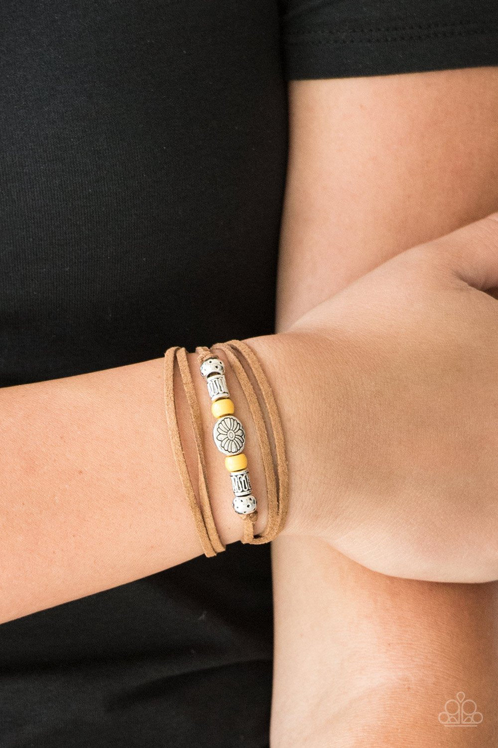 Clear a Path - yellow - Paparazzi bracelet