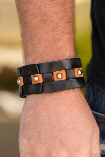 Clear the Highway - black - Paparazzi bracelet