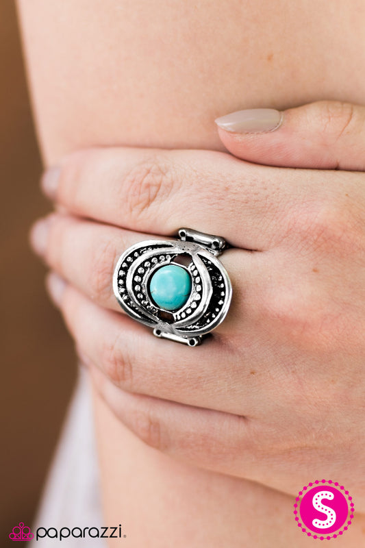 Cliffside Cabana - Blue - Paparazzi ring