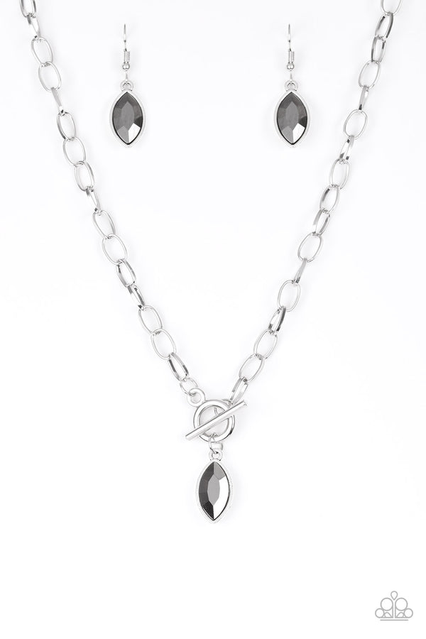 Club Sparkle - silver - Paparazzi necklace – JewelryBlingThing