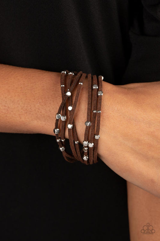 Clustered Constellations - brown - Paparazzi bracelet