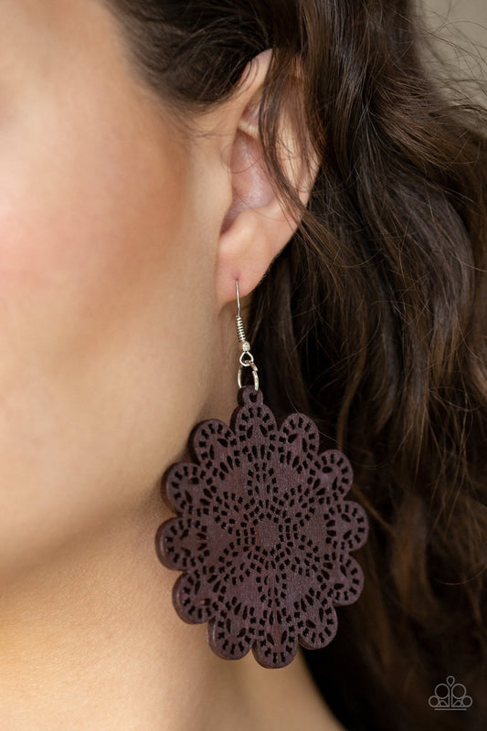 Coachella Cabaret-brown-Paparazzi earrings