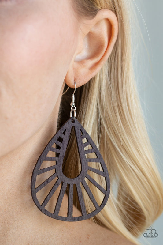 Coachella Chill-brown-Paparazzi earrings