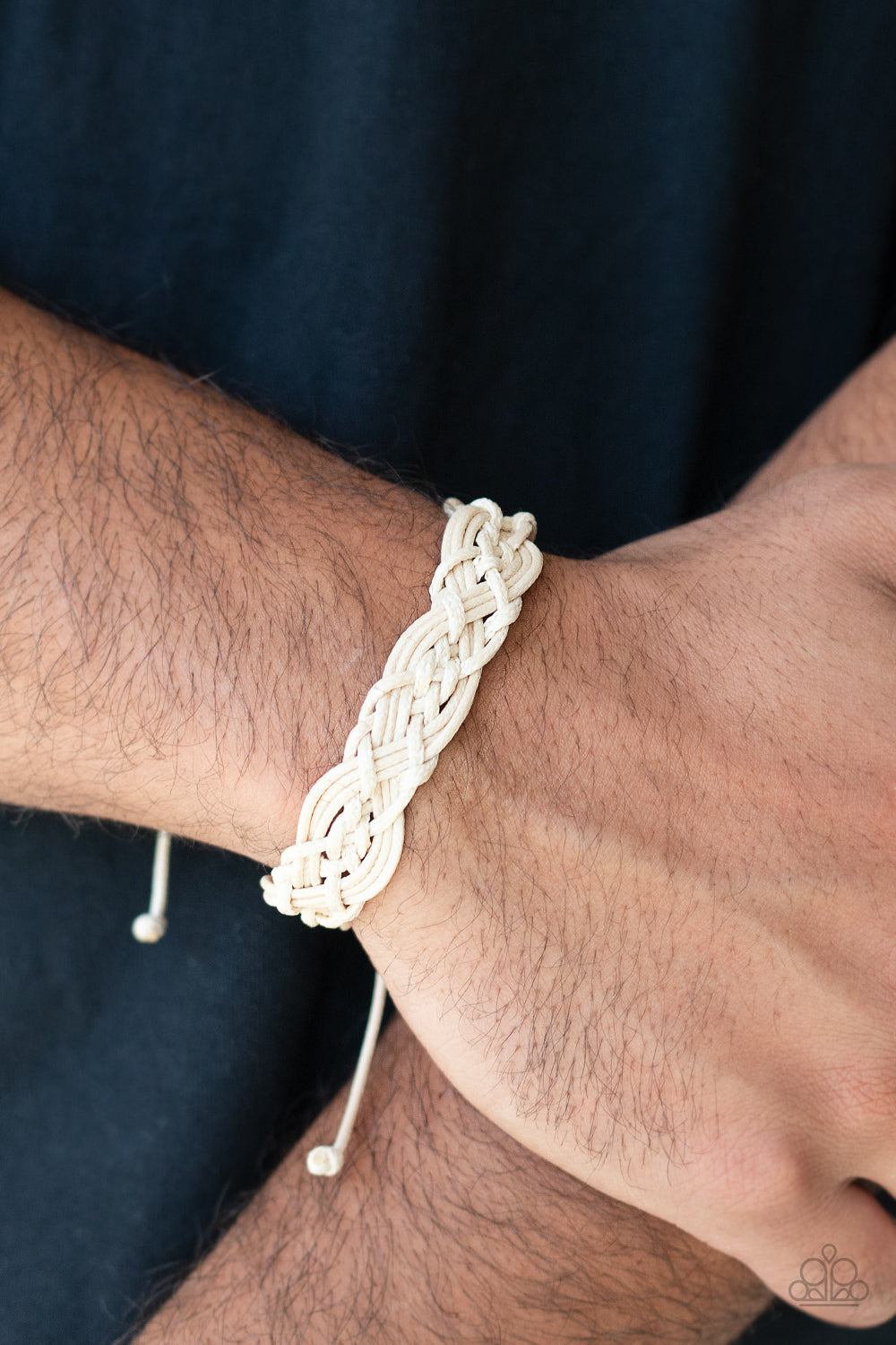 Coastal Diving - white - Paparazzi MENS bracelet
