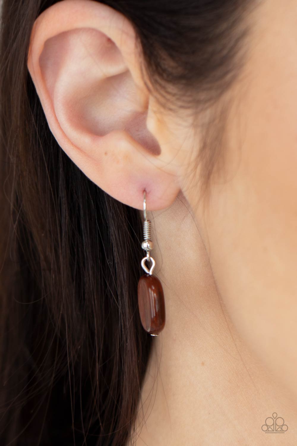 Cobble Creeks - brown - Paparazzi necklace