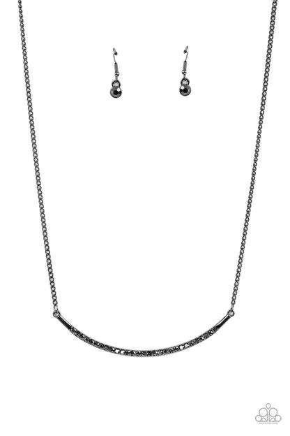 Collar Poppin Sparkle - black - Paparazzi necklace