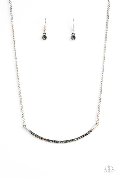 Collar Poppin Sparkle - silver - Paparazzi necklace