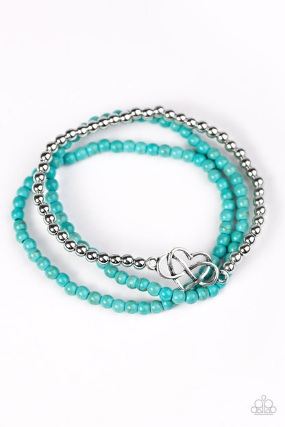 Collect Moments - blue - Paparazzi bracelet