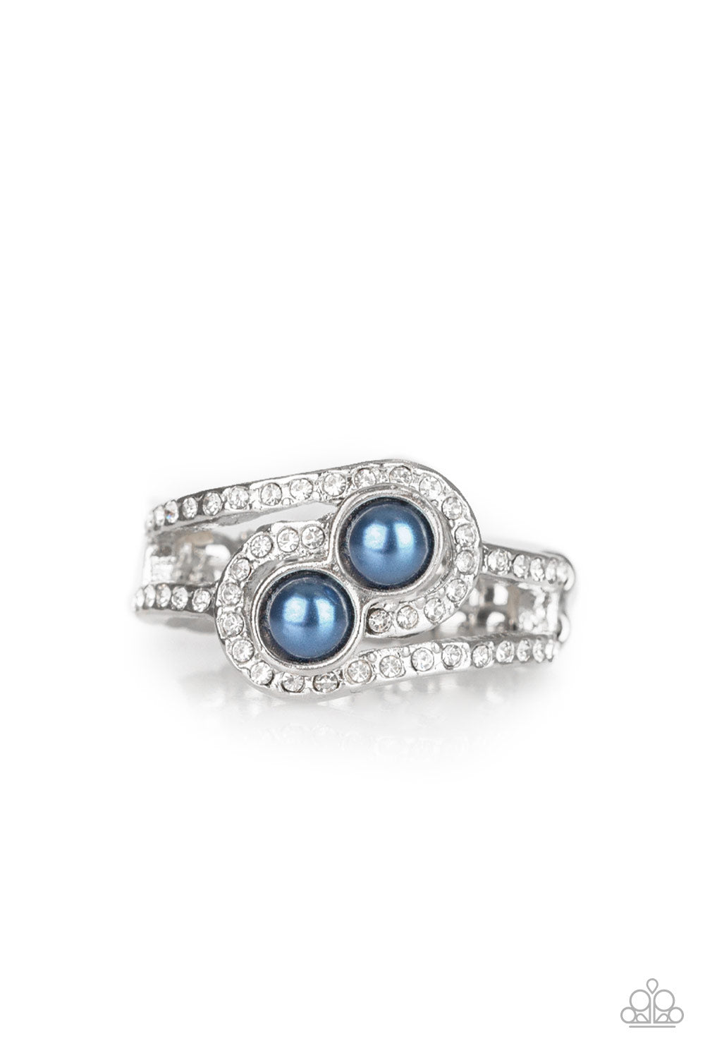 Collect Up Front - blue - Paparazzi ring