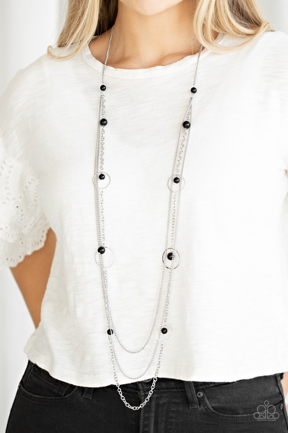 Collectively Carefree - black - Paparazzi necklace