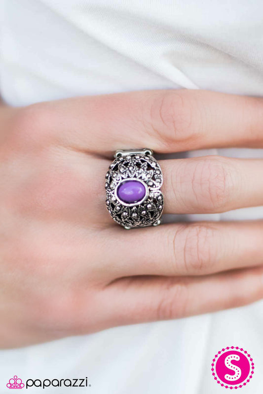 Color Burst - Purple - Paparazzi ring
