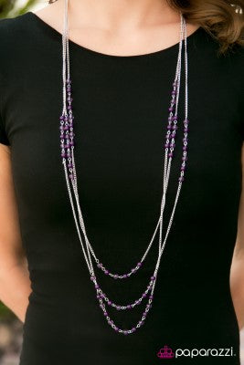 Color My World - purple - Paparazzi necklace