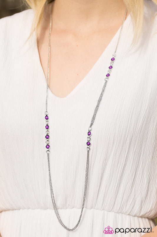 Color Vision - Purple - Paparazzi necklace