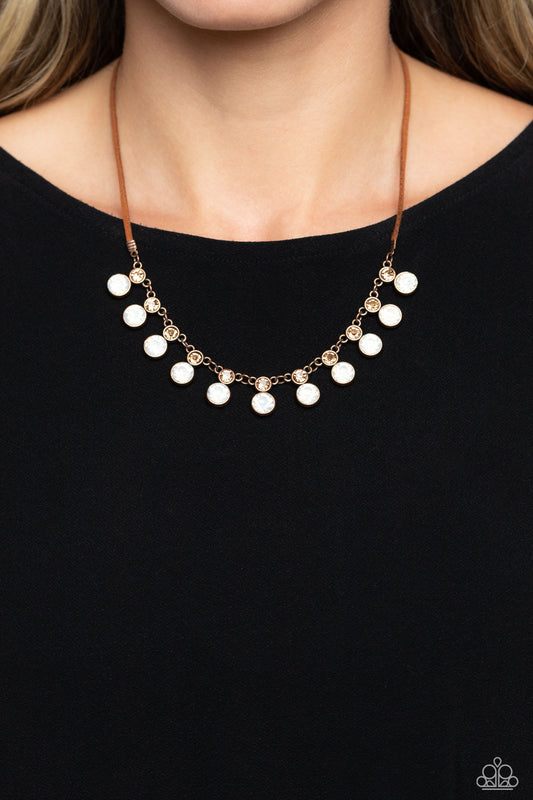 Color Me CHIC - copper - Paparazzi necklace