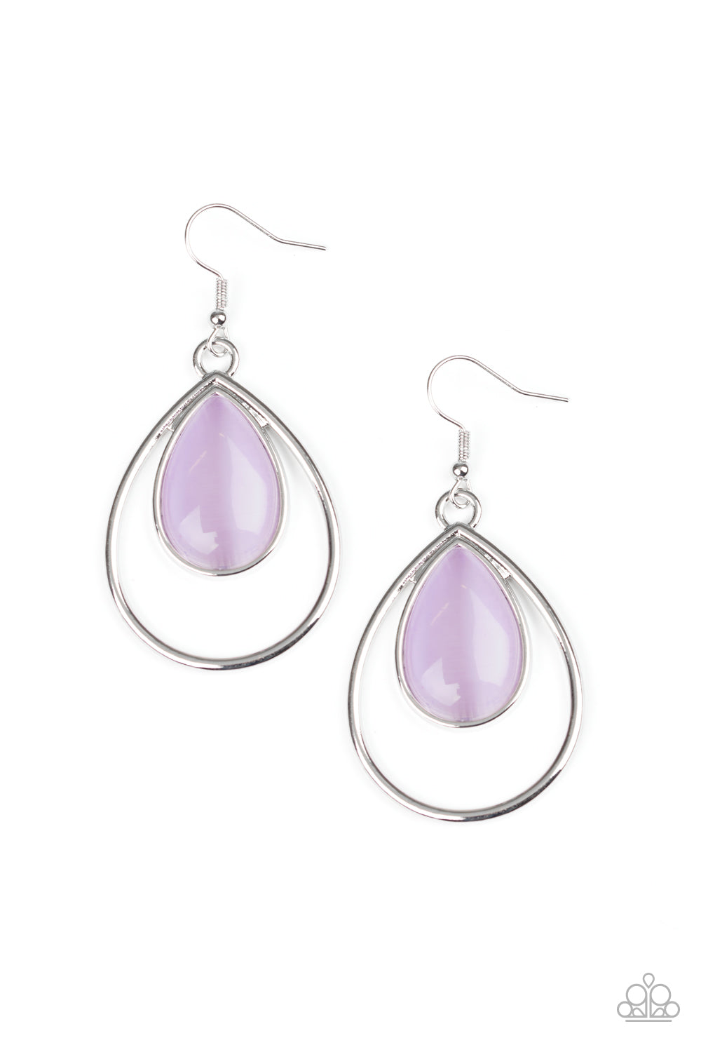 Color Me Cool - purple - Paparazzi earrings